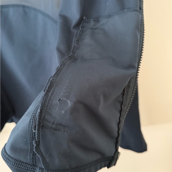 Athletic Zip-Up Jacket 90 Degree By Reflex Navy Blue Sheer Mesh Panels Size M - Picture 13 of 14